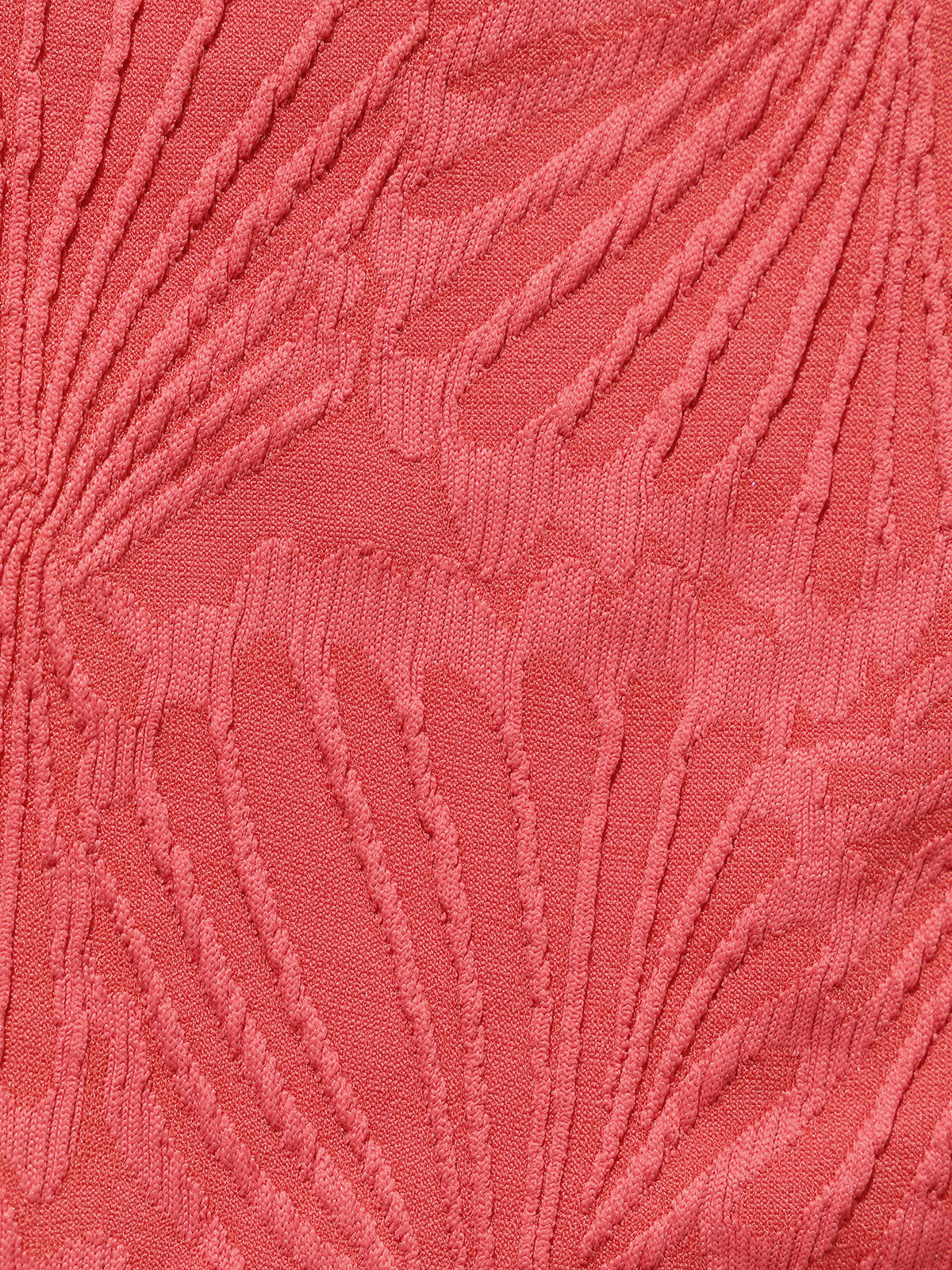 Red Jacquard Bikini Bottom