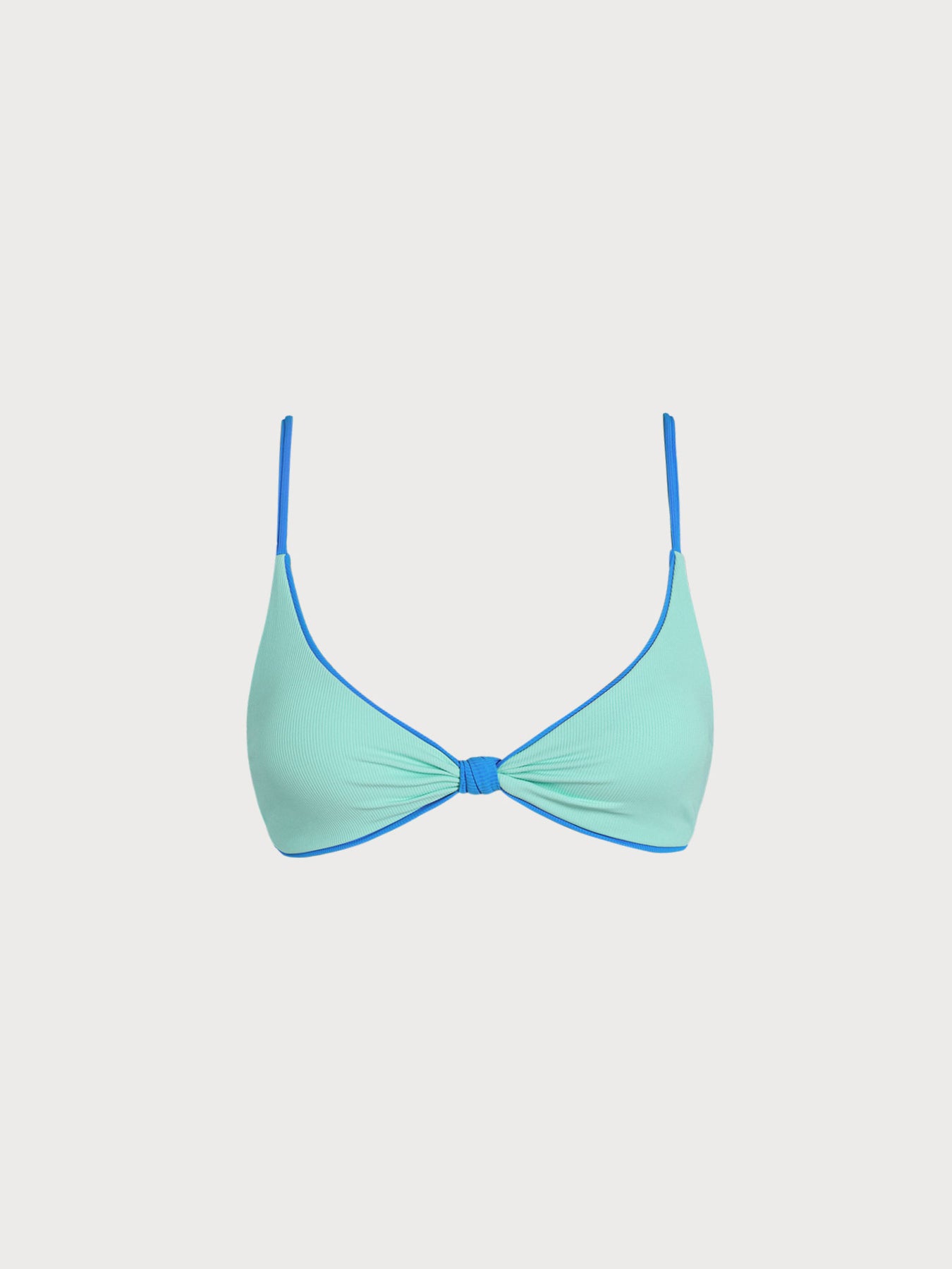 Blue Reversible X Cross Bikini Top