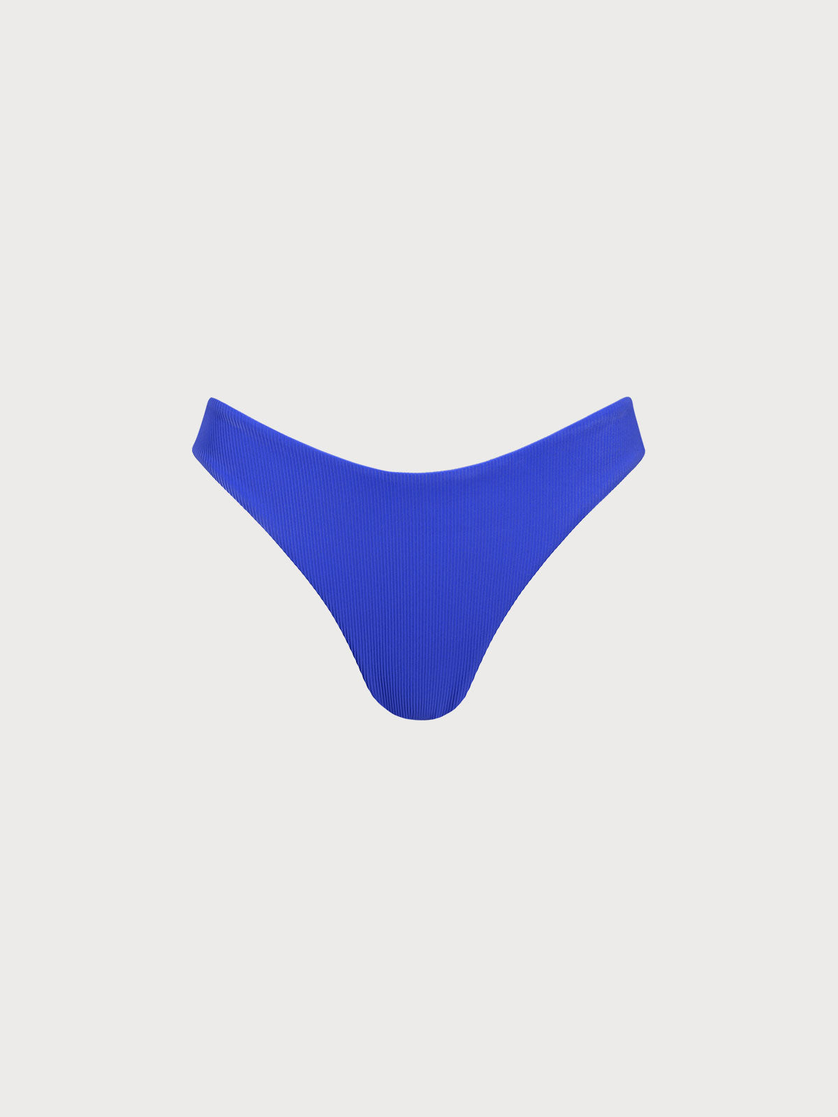 Blue Solid Bikini Bottom