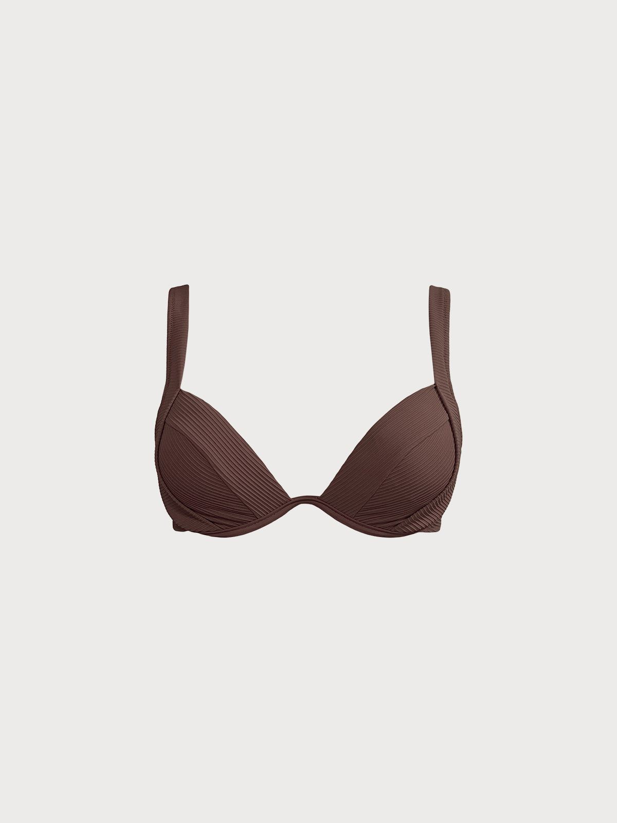 Coffee Underwire Bikini Top