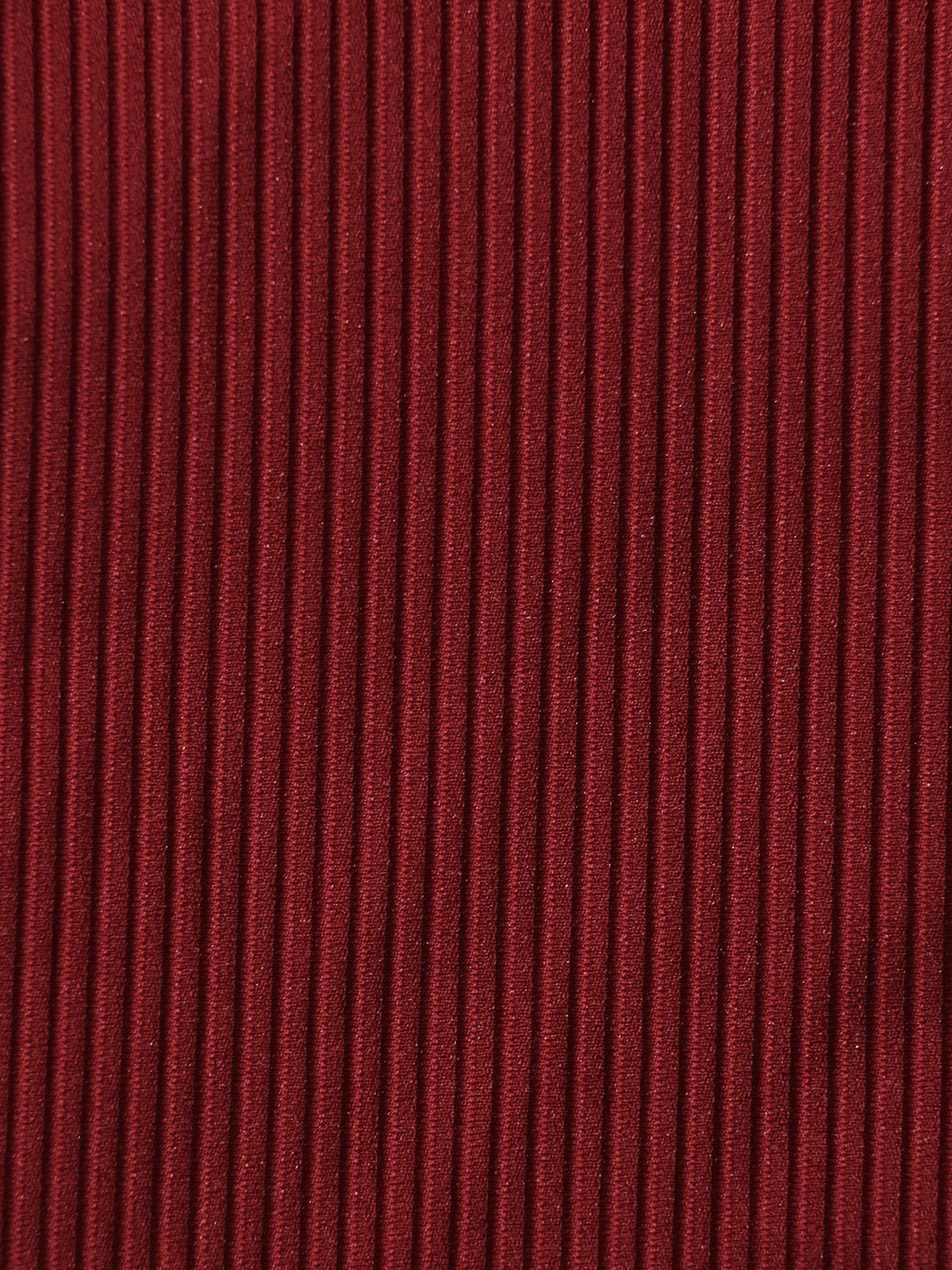 Wine Red Gold-Accented Bikini Bottom