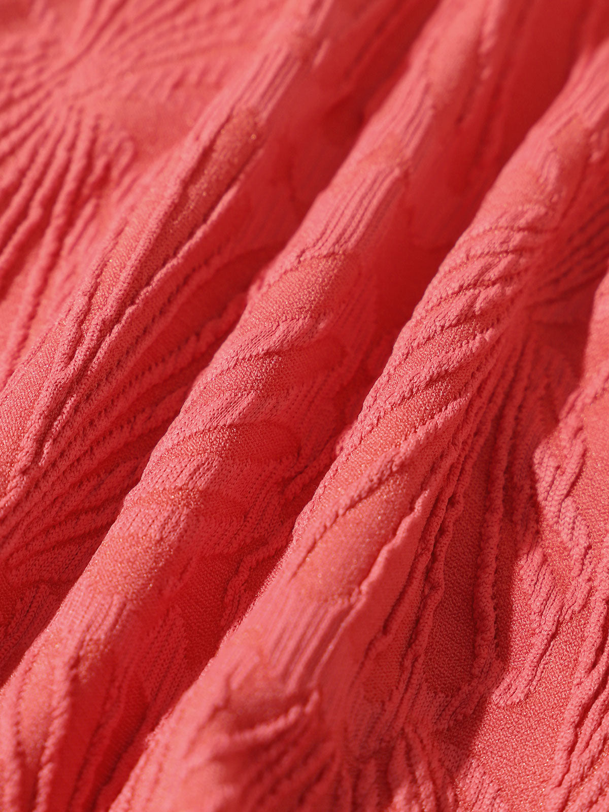 Red Jacquard Bikini Bottom
