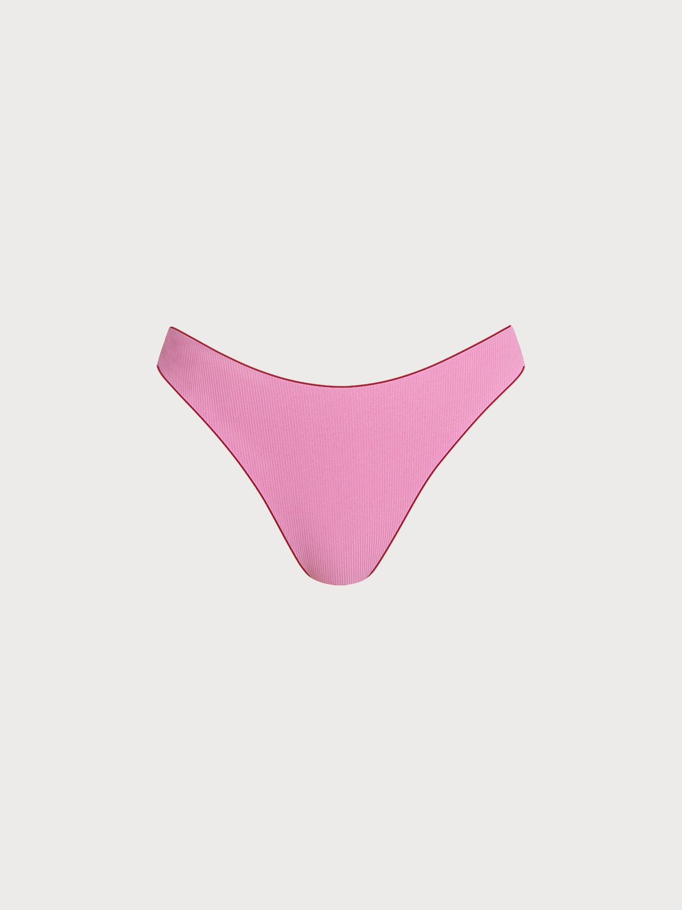 Red-Pink Reversible Bikini Bottom
